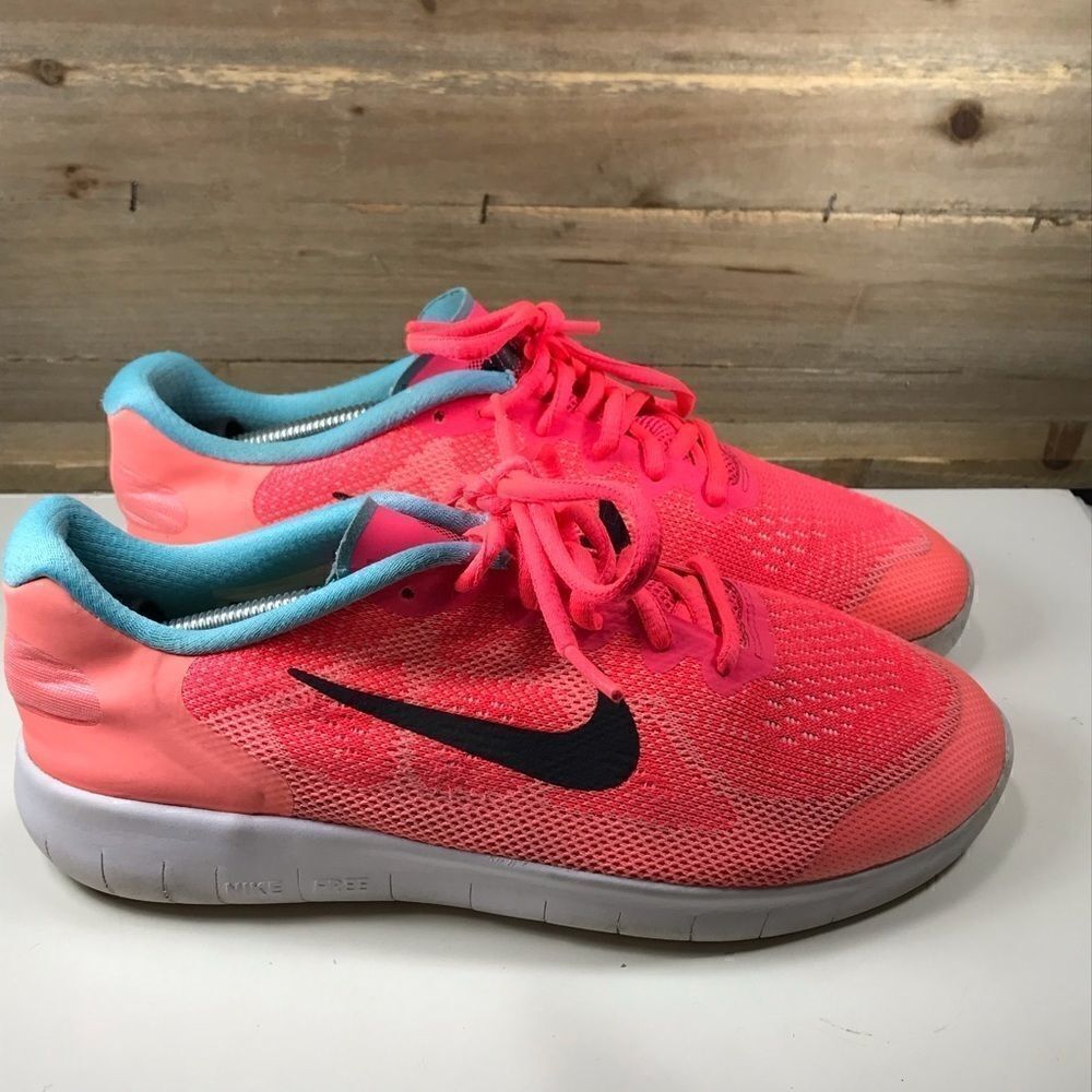 ✅Nike
RN
Big Kids 
racer
Pink running shoes